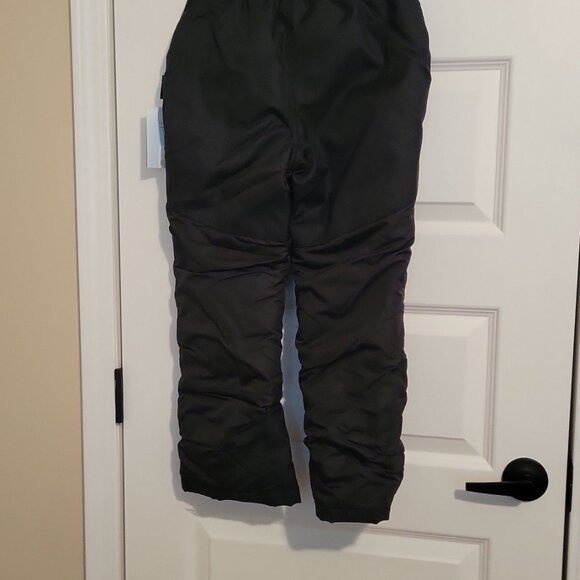 Boys or Girls Black Snow Pants Size M NWT Cat & Jack - Picture 3 of 5